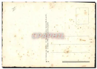 पॉइसन ड'अव्रिल — हास्यपूर्ण कार्ड के साथ पीला ट्रेन — ए. डुबॉट, नंबर 22 ए — पीछे
