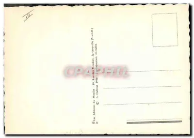 Pescatore subacqueo deluso — disegno di Hubouw — Éditions du Moulin, 1958 — Verso