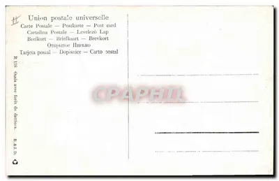 Wüstenlandschaft mit Karawanen — Verlag R. & J. P. — Nr. R.118 — Rückseite