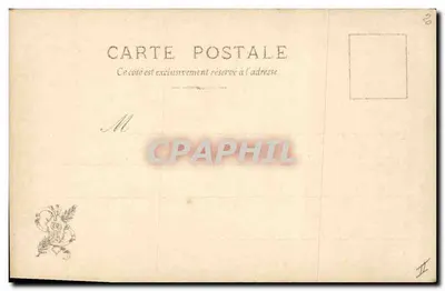 Vrouw uit het Cairo op een ezel — Salon E. Girardet — Uitgever S.I.P. n°8 — Achterkant