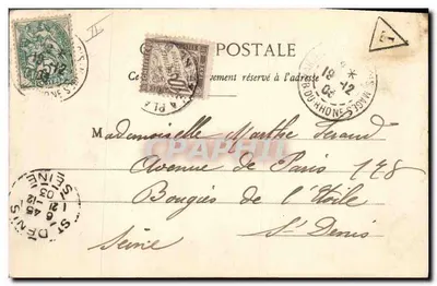 Terugkeer van de pellegrinage IV — Bellevue, Route naar Rome — Fototypie A. Bergent et Cie, Nancy — Achterkant