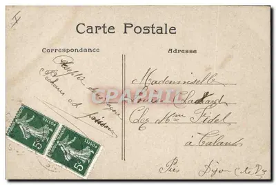 Rybak w lesie — fotografie Lacroix Dol — nr 247 — Rewers