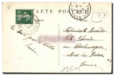 Pescadores na Marne — vista de pescadores na rio — editor PIC, n° 217 — Verso