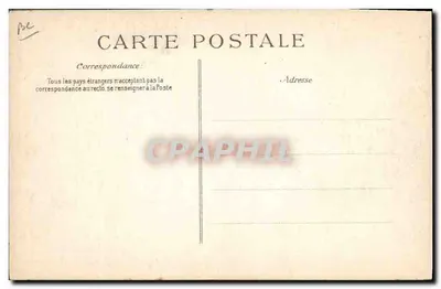 Catastrophe de la "Liberté" - Les obsèques - Prolonge d'Artillerie portant les cercueils des Officiers — Éditeur B.P.D. — Verso