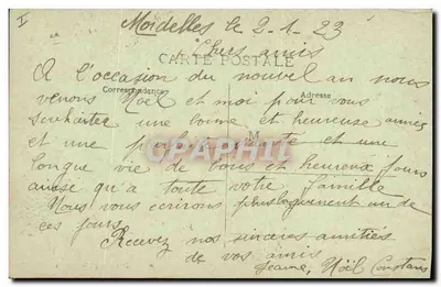 Tombe van de Kardinaal Rodez — Bourret — Uitgever niet zichtbaar — Achterkant