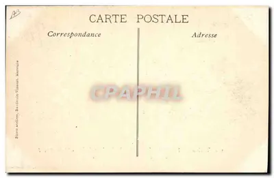 Toulon — Funérailles Nationales des Victimes du Iéna, 16 Mars 1907 — 1er Char Funèbre des Officiers — Photo Baudouin-Vincent, Marseille — Verso