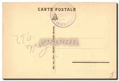 Galo metálico — Sessenheim — Editor Hélias — Verso