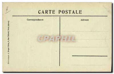 Szpital Wojskowy Saint-Martin — Kuchnia i Zakwaterowanie Pielęgniarek — Simil-Brugnanc A. Bréger Frères, Paryż — Rewers