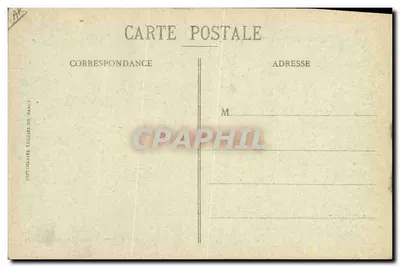Castelo do Falso Espelho, perto de Revigny (Meuse) — Ambulância Inglesa de Primeira Linha — Urgency Cases Hospital for France — 1918 — Verso