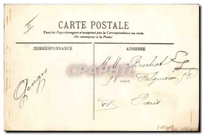 Marinha de guerra — A "Gloire" (Cruzador-Navio de Batalha) — LL. — Editor LL, n° 124 — Verso