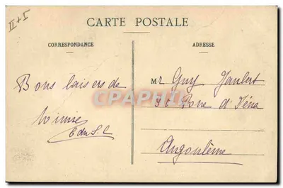 O « Gaulois », Couraçado de Esquadra com Torre — A. Bougault, n° 401 — Verso