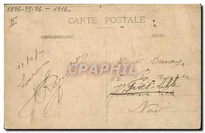 Gaulois, Cacciatorpediniere — Marina Militare — Lemire, editore, Lorient — Verso