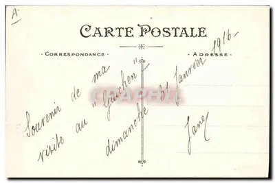 Brest — Le "Guichen", Croiseur d'application — Artaud et Nozais, Nantes, n°36 — Verso