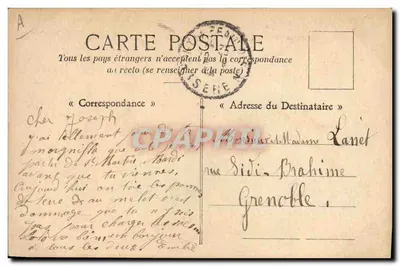 Cuirassé Gaulois — Bateau de guerre français — Éditeur : Collection A. Courruler, n° 313 — Verso