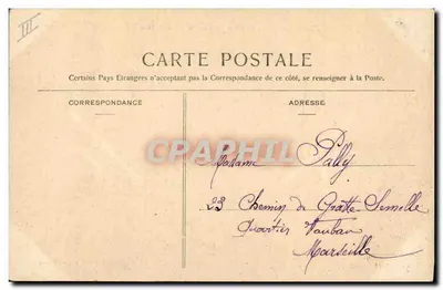 O Gaulois, Couraçado de Esquadra — Marinha Francesa — 426 — Glichet Giraud — Verso