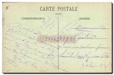 Lembrança do Alsace — Edição E. Mayer, 49, laub. de France, Belfort — n° 284 — Verso