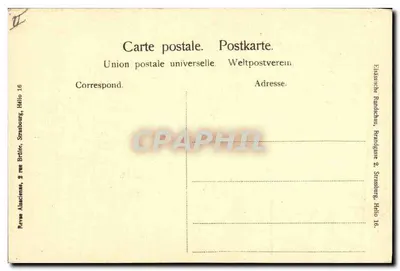Mulher antiga ao lado de uma janela — Edição Hélio, Strasbourg — n° 16 — Verso