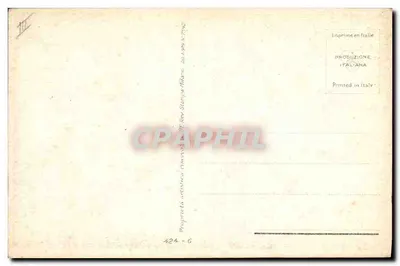 Un coppia abbracciata dietro a uno schermo — illustrazione di V. Darino — serie 424-G — Verso