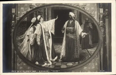Sala koncertowa — scena opery 'Zaïre' — G. Claude, Eksponat 1902, N°223