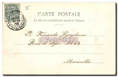 Tre bambini in preghiera — Natale — Fototypia A. Berbenet & Cie, Nandy — Verso