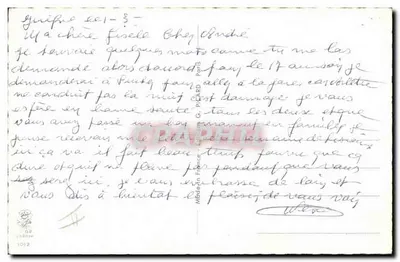 Pesca em rio — cena de casal — Chaperon Jean — Verso