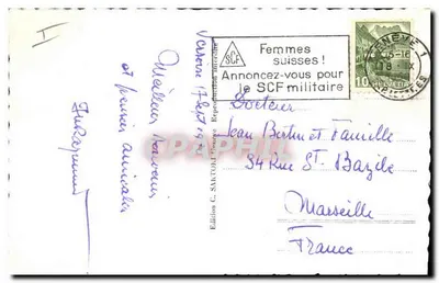 Łowienie ryb w Versoix — Wydawnictwo C. SATOR — nr 3221 — Rewers