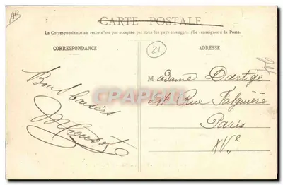 Auxonne - Barragem móvel - L. V., editor — Verso