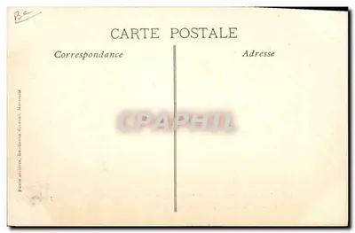 トゥールン — テナ犠牲者国民葬、1907年3月16日 — ファリエール大統領と大臣たちが海軍病院を出る — 裏面