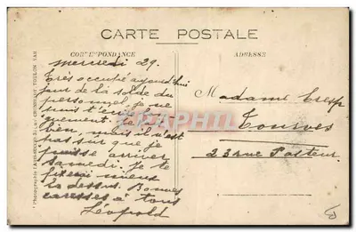 Navire en débris dans un port — Photographie de Croissant, Paris-Sucres — n°39 — Verso
