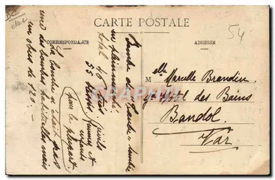 Lunéville — Velório das Vítimas da Grande Guerra do 1º de Setembro de 1915 — editor L. Noury, n° 3163 — Verso