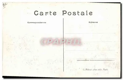 Funérailles de M. Chauchard — 10 juin 1909 — C. M. — Verso