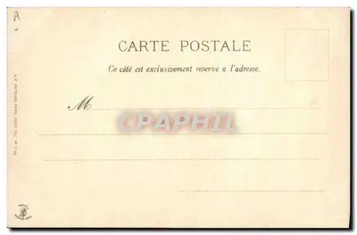 Ritratto di un cane nero — editore K. & S. Burtz, Parigi, serie PCL n° 7765 — Verso