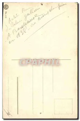 Retrato de un afgano — pintura — Arthur Wartha, n° 112 — Reverso