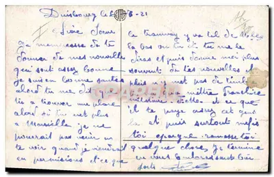 Cartolina d'epoca Cane Cani Cucciolo — Verso