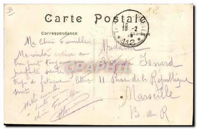 Slag bij de Marna (6 tot 12 september 1914) — St-Dizier (Haute-Marne) — Een kamer van gewonden — A. Humbert, fot.-edit., St-Dizier — Achterkant