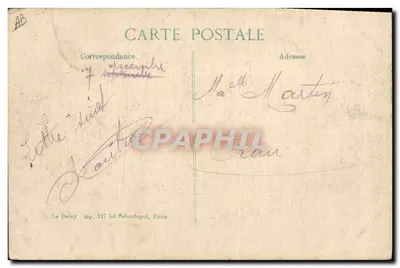 Senegalese en Algerijnse gewonden die zich amuseren met lotto — 1914 — 9e serie — Uitgever ELD — Achterkant