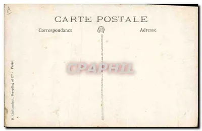 Hospital Sainte-Anne — pessoal médico — B. Gaïtteminhot, Bespflug & Cie - Paris — Verso