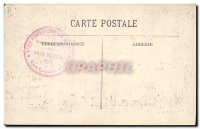 Scuola professionale per Feriti — Portale d'ingresso, Rue Rachais, Lione — Fondatore M. Ed. Herriot, Senatore-Sindaco — Verso