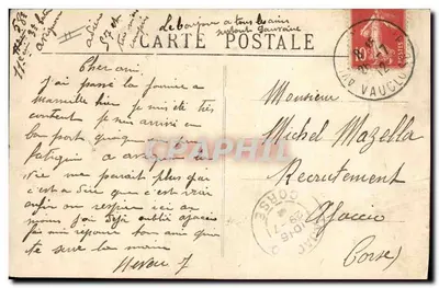 Avignon — Caserne do 58º Regimento de Infantaria — Boulevard Limbert — Coleção Tourist — Verso