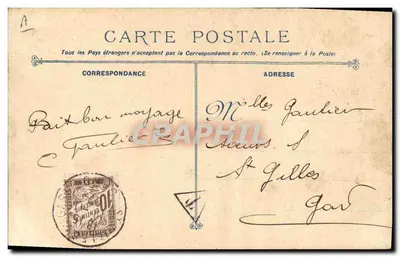 Croiseur-Cuirassé Gloire — Marine Militaire Française — éditeur Marine BAR, Pizot, Toulon — Verso