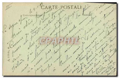 Marinha Nacional — "Gaulois" — Couraçado de Esquadra — Editor B.P.D. n°28 — Verso