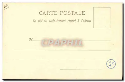 O "Hoche" — navio militar — Coleção R. Grandjean - Fototipia A. Bergeron et Cie, Nancy — Verso