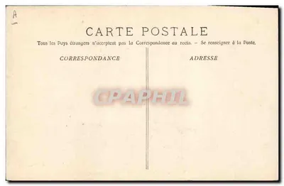 O "Hoche" Couraçado em Toulon — A. Bougault n°507 — Verso