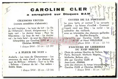 Caroline CLER — Portret z tatuażem — Studio VALLOIS — Rewers
