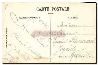 Persée — z Alzasku — Wydawnictwo Chadorne, Faubourg de France, Beltort — Rewers