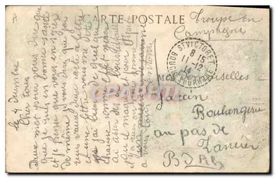 A Tríplice Entente — Finalmente! — Editor Barabino, Costumista O.A., 38, Rue d'Aubagne - Marselha — Verso