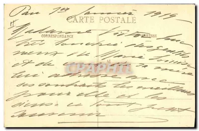 Dziewczyna w stroju alzackim — Wystawa w Nancy — Maison Alsacienne, Imprimeries Réunies, n°8 — Rewers