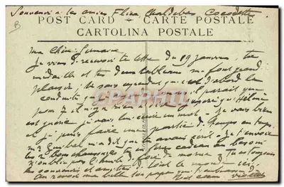 Velha mulher carregando para a Procissão — ALSACE — Corpus Christi — Verso