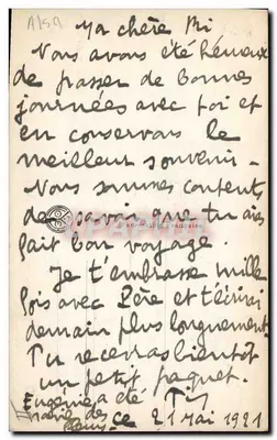 A Alsaciana — (Héé Alsace) — Clirché Agélou, N°15, Paris — Verso