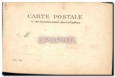 Mulher romana — estilo Art Nouveau — Jacques Debut, n°01 — Verso